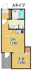 住ノ江駅 徒歩12分 2階の物件間取画像